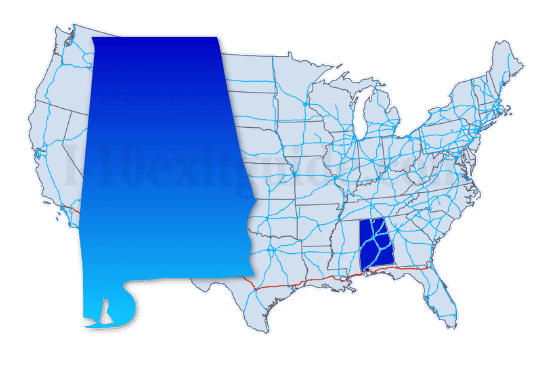 Alabama I-10 Exit Services