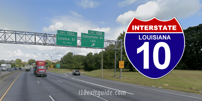Baton Rouge, Louisiana I-10 Traffic | I-10 Exit Guide
