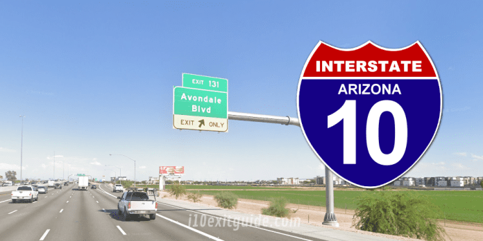 960x480-i-10-phoenix-arizona-exit-131 Arizona I-10 Traffic | I-10 Construction | I-10 Exit Guide