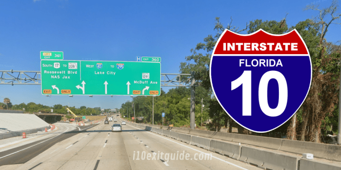 960x480-i-10-jacksonville-florida-exit-361 Florida I-10 Traffic | I-10 Construction | I-10 Exit Guide