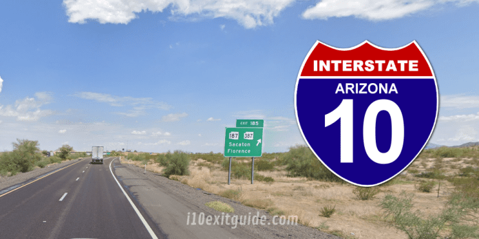 960x480-i-10-phoenix-arizona-exit-185 Arizona I-10 Traffic | I-10 Construction | I-10 Exit Guide